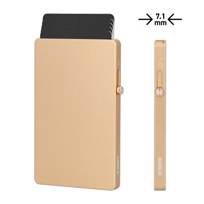 Cardprotector Alluminio Magsafe Thin Licht Goud
