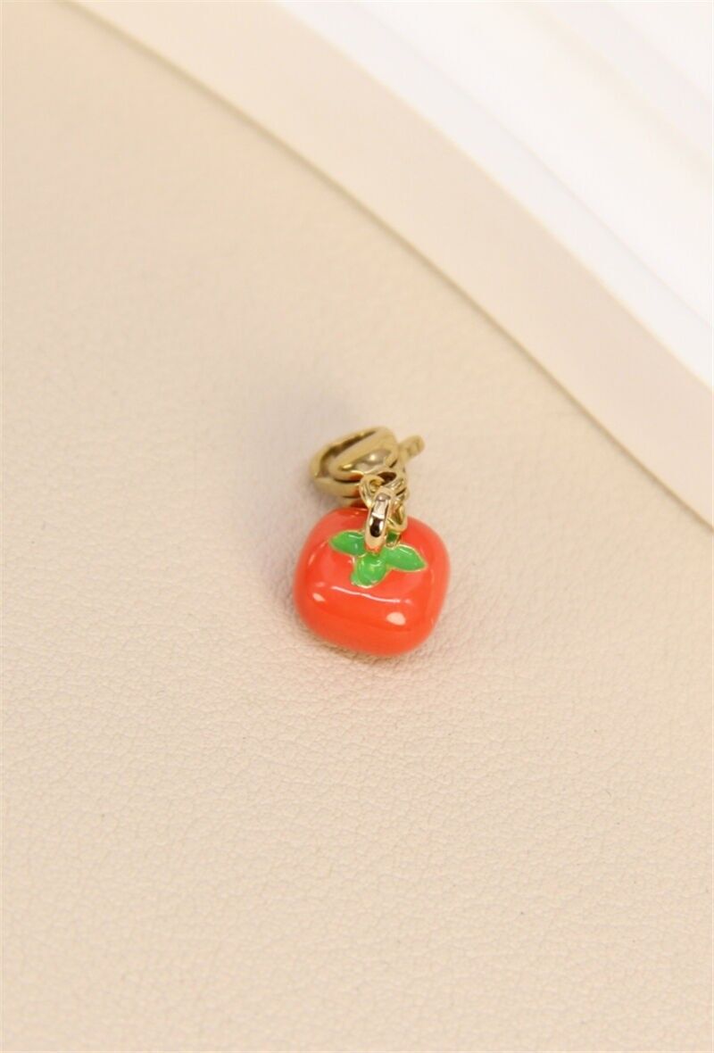 Pendentif Tomate en Acier Inoxydable