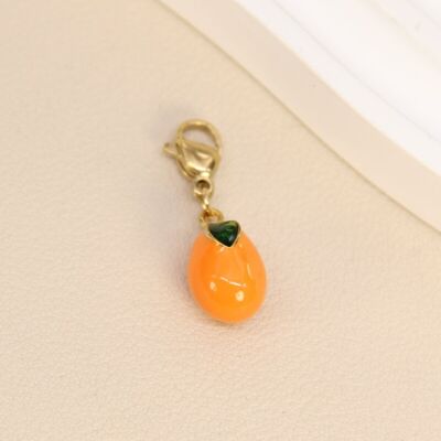 Pendentif Mangue en acier Inoxydable – Exotisme Créatif