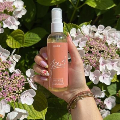 Olio secco illuminante al monoï 3 in 1