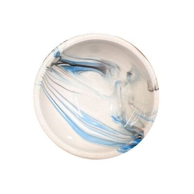 Ciotola per salsa in ceramica - Colonsay | Moka, marmo blu - 8 cm x 5 cm di profondità