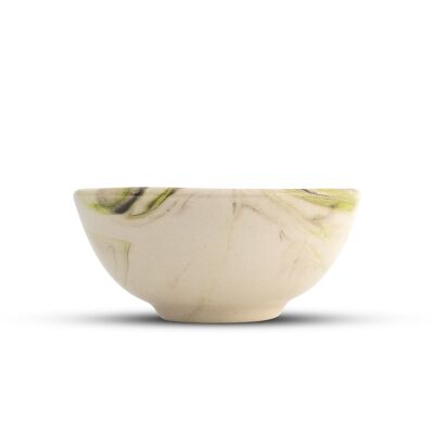 Cuenco de cerámica para salsa - Colonsay | Mármol moca, lima - 8 cm x 5 cm de profundidad