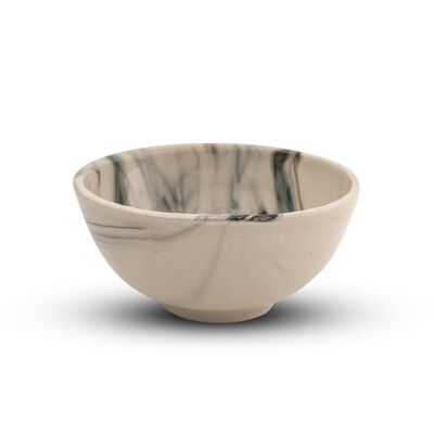 Cuenco de cerámica para salsa - Colonsay | Moca, mármol verde - 8 cm x 5 cm de profundidad