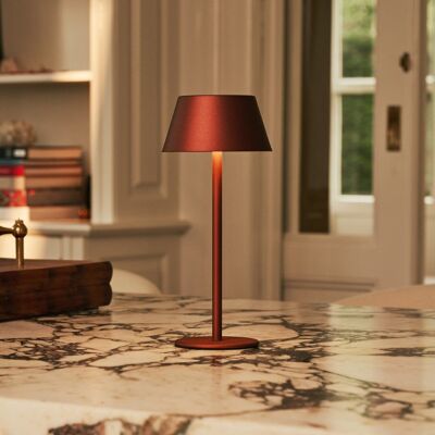 Milou Rame - Lampada da tavolo senza cavo l Moderna, Design e 3 modalità di luce