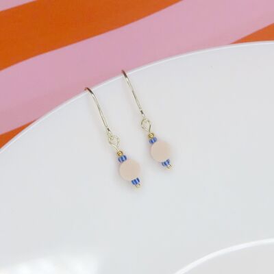 Boucles d'oreilles Color Treats Mer Baltique avec éléments en or rempli