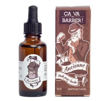 Huile pour barbe bio "à l'ancienne" - 30 ml