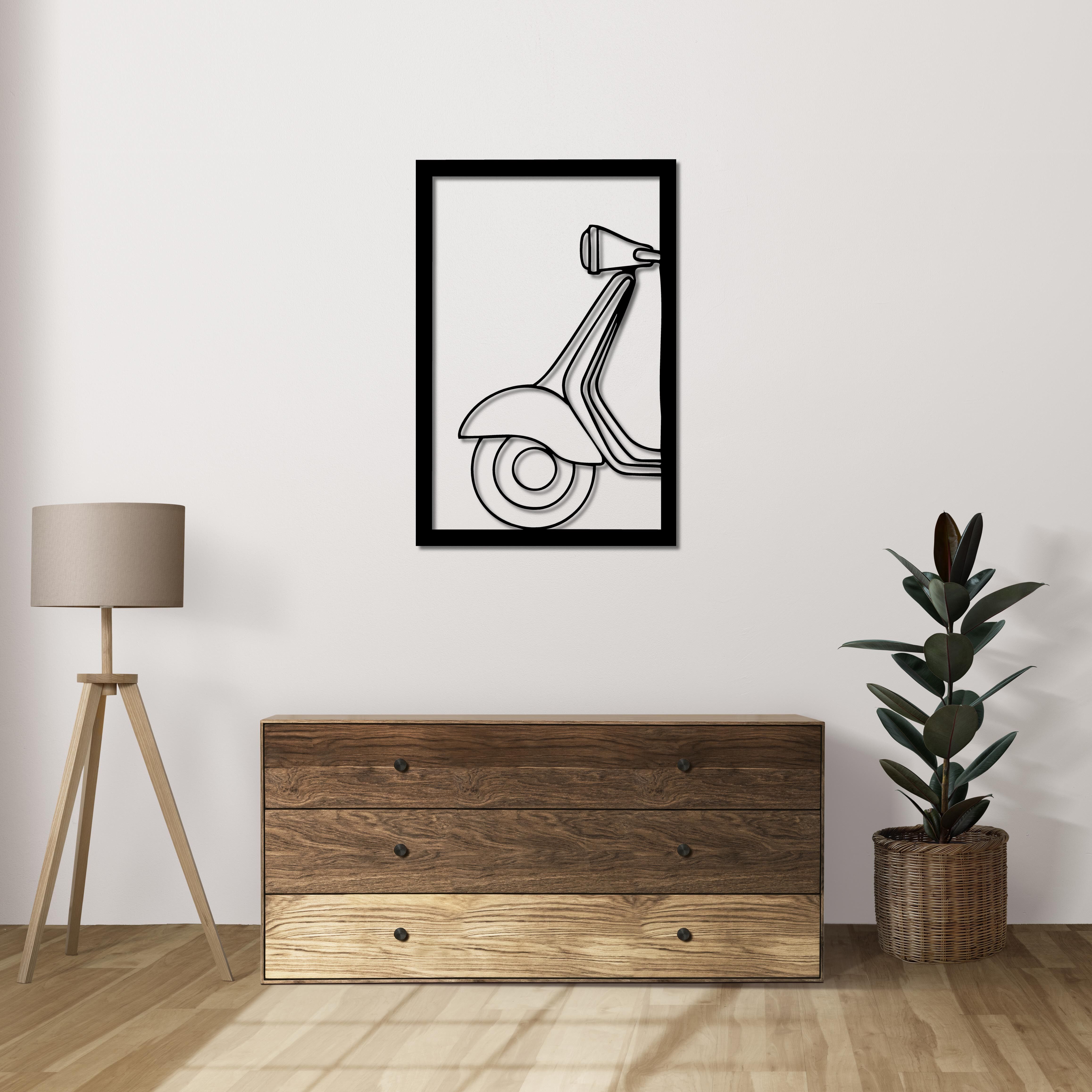 Spirit of Vespa – Roller-Wandkunst aus Metall