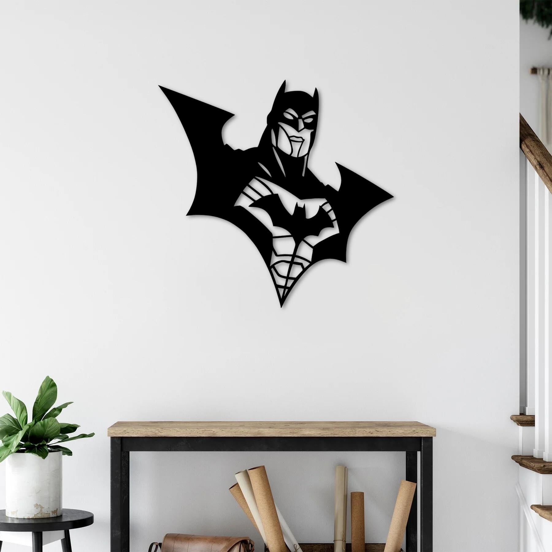 The Watcher – Batman Metallwandkunst