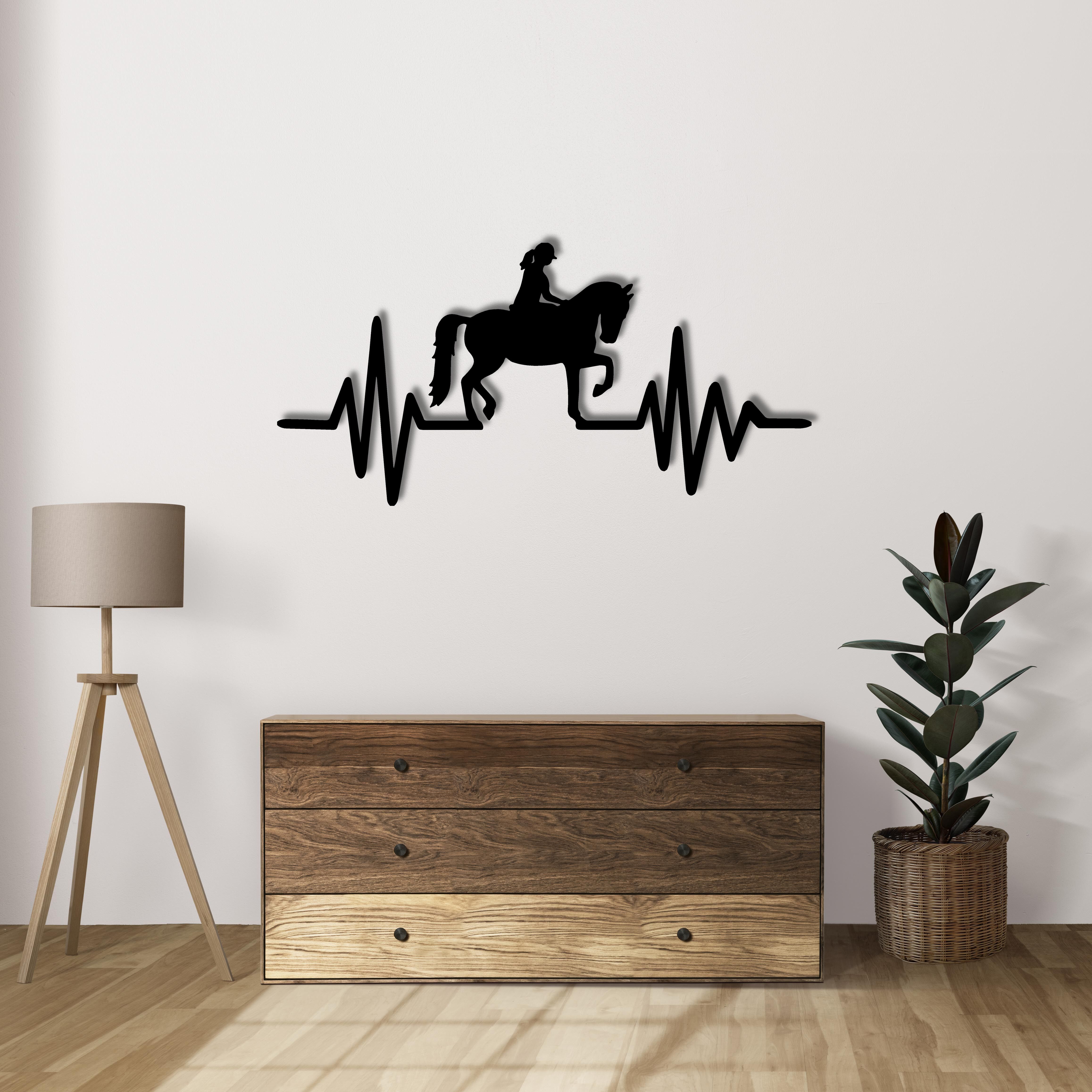 Metallwandkunst „Rhythm of Free Spirit“ | Inspirierende Skulptur