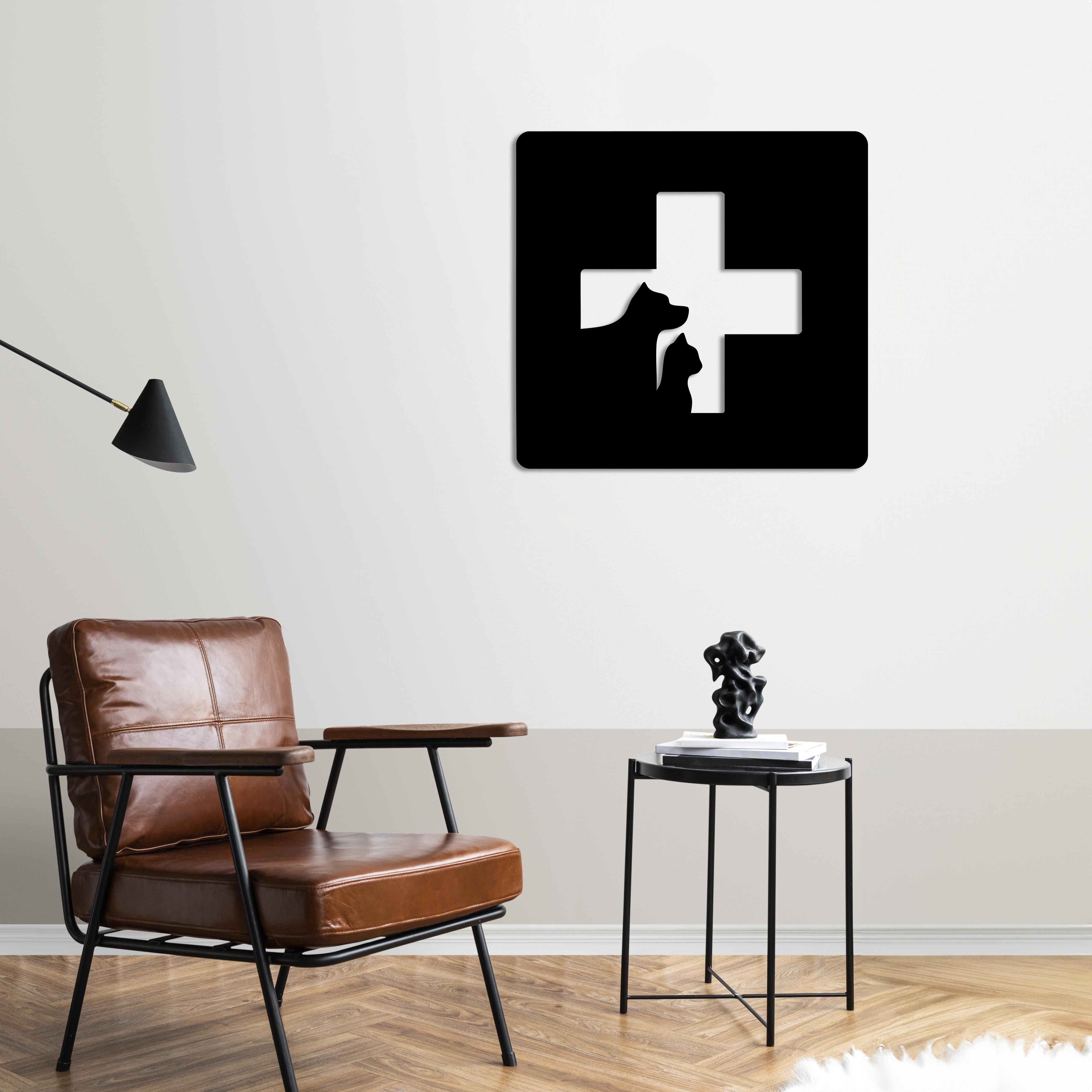 Metallwandkunst „Loyalität und Mitgefühl“ | Inspirierende Skulptur