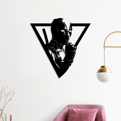 Deadpool : L'Homme des Ombres, sculpture murale décorative en métal