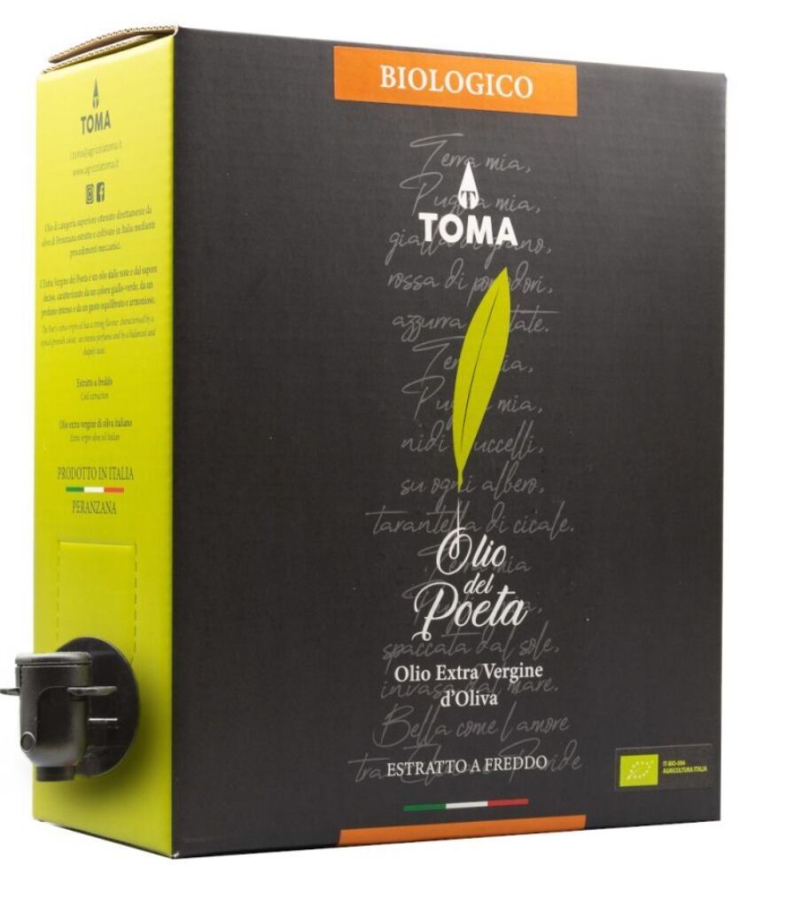 Bag in box EVOO Organic 5L