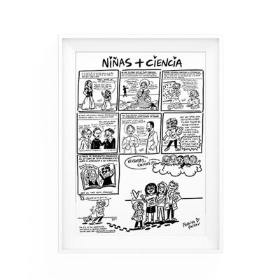 Affiche Filles + Sciences