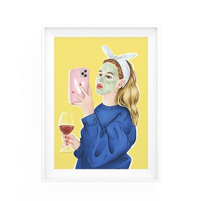 Affiche « Je porte un toast à moi-même »