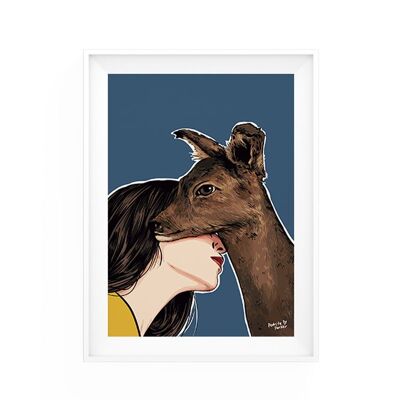 Imprimé fille fauve