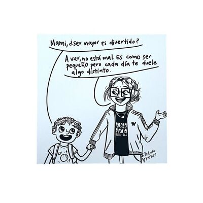 Dessin animé original et caritatif « Maternité et plaisir »
