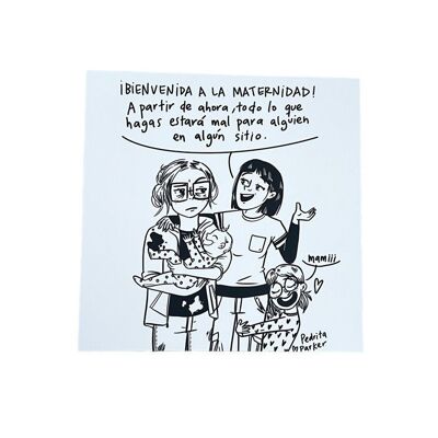 Dessin animé original et caritatif « Bienvenue à la maternité »