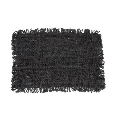 El mantel individual Oh My Gee - Negro Azul Marino