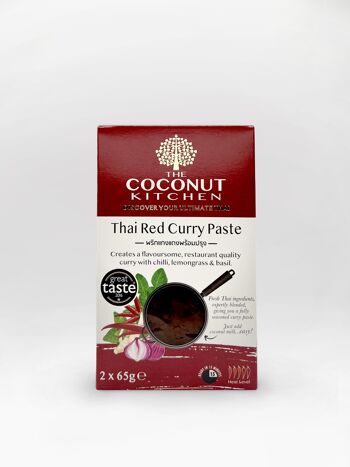 Pâte de curry rouge facile 2x65g Sachet