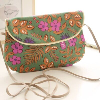 Purple flower poketto bag