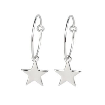 Rockstar silver earrings