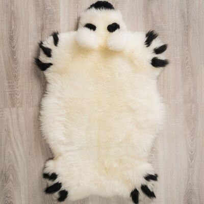 Ours en peau de mouton pour chambre d'enfant, tapis islandais en peau de mouton naturelle, peau de mouton exceptionnelle, cuir de mouton, tapis en peau de mouton, tapis Schaffell