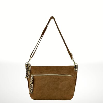 Carlotta Suede Leather Crossbody Bag ²⁴