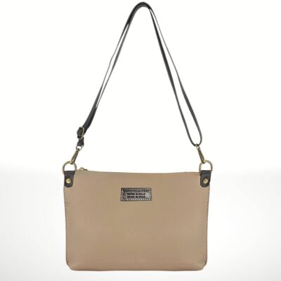 Sac bandoulière en cuir de vachette Lucilla 190076
