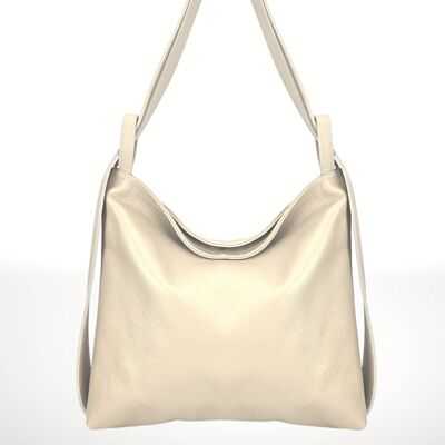 Bolso mochila de piel Caramella ²⁵