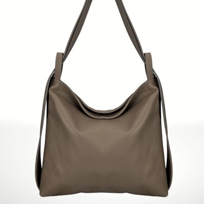 Borsa zaino in pelle Caramella ²⁵