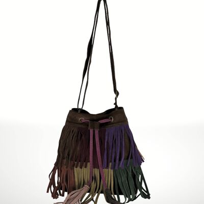La Murciana Suede Leather Crossbody Bag ²⁴