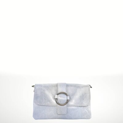 Borsa a tracolla in pelle scamosciata Orchid