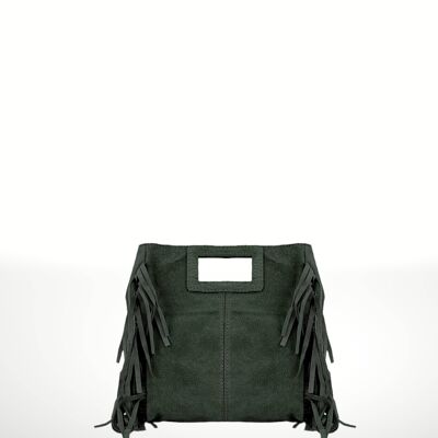 Borsa a mano in pelle scamosciata Veins²⁵