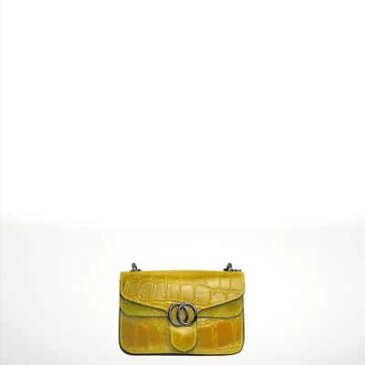Borsa Madalena in pelle scamosciata.