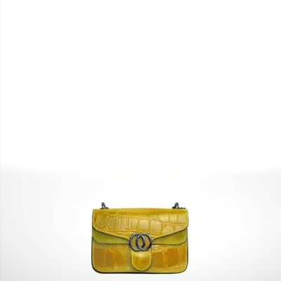 Borsa Madalena in pelle scamosciata.