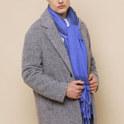 Foulard en laine DESIRE bleu