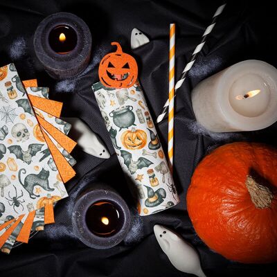 Set de décoration de table « KP Halloween » avec 48 pièces