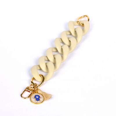 Pulsera grande de eslabones acrílicos