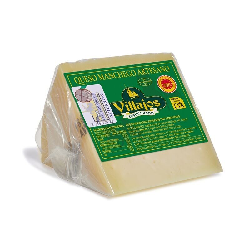Formaggio Manchego D.Ø.P Semi-stagionato, Los Villajos