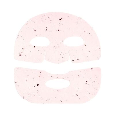 Maschera idrogel ai fiori biologici