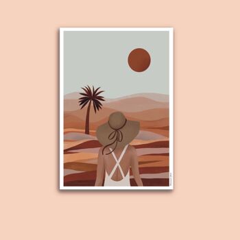 Affiche A3 Sahara