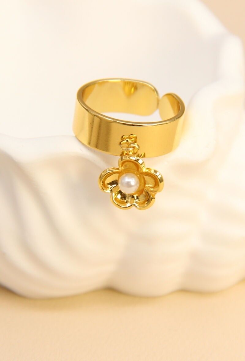 Seestern-Charm-Ring – Edelstahl Marine Elegance