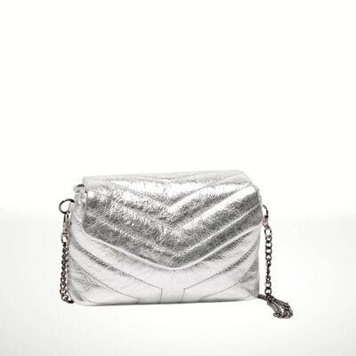 Sac bandoulière en cuir de vache Sibila