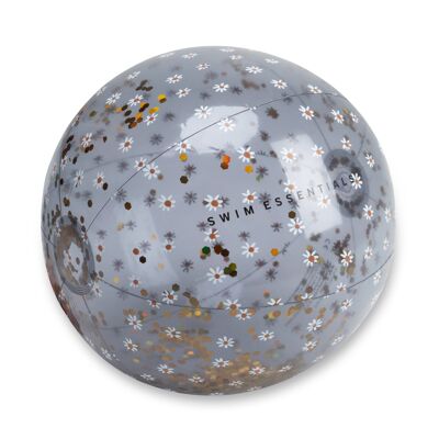 Swim Essentials | Daisy Flower | Pallone da spiaggia blu Ø 51 cm