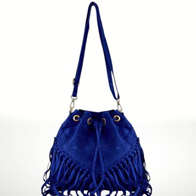 Sac en cuir suédé Emanuela 220419