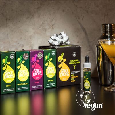 Collezione Cocktail Spices, Confezione Regalo, Senza Glutine, Vegan