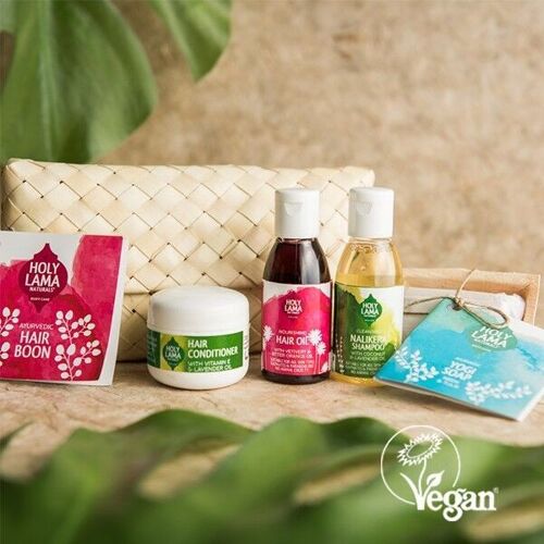 Hair Care Gift Set, Ayurvedic, Natural & Vegan, Travel size