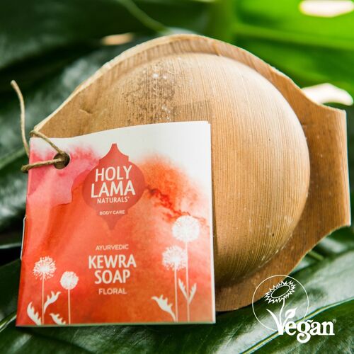 Natural Handmade Ayurvedic Bergamot Vegan Soap for Hand & Body - Kewra