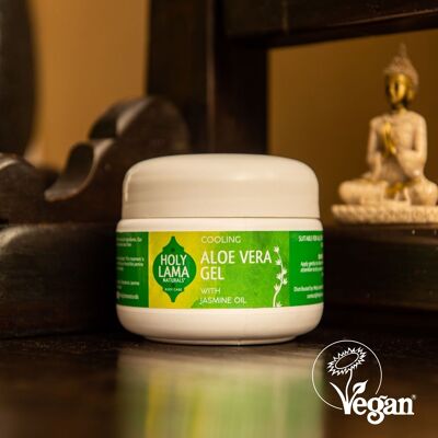 Ayurvedic Enriching Aloe Vera Gel with Jasmin Oil, Natural, Vegan