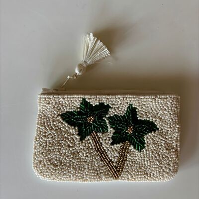 Bolsa de regalo de palmera perlada